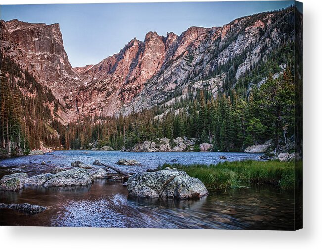 Sprague Acrylic Print featuring the photograph Dream Lake by James Woody