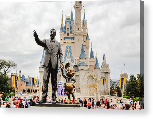 Disney Acrylic Print featuring the photograph Dreams Come True by Jimmy McDonald