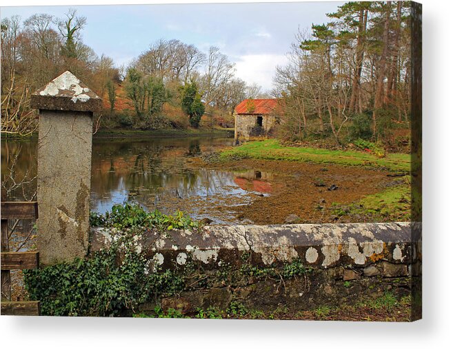 Boathouse Acrylic Print featuring the photograph Dried Up Pond by Jennifer Robin