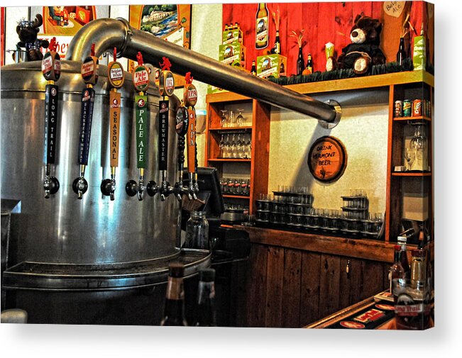 Drink Acrylic Print featuring the photograph Drink Vermont Beer by Mike Martin