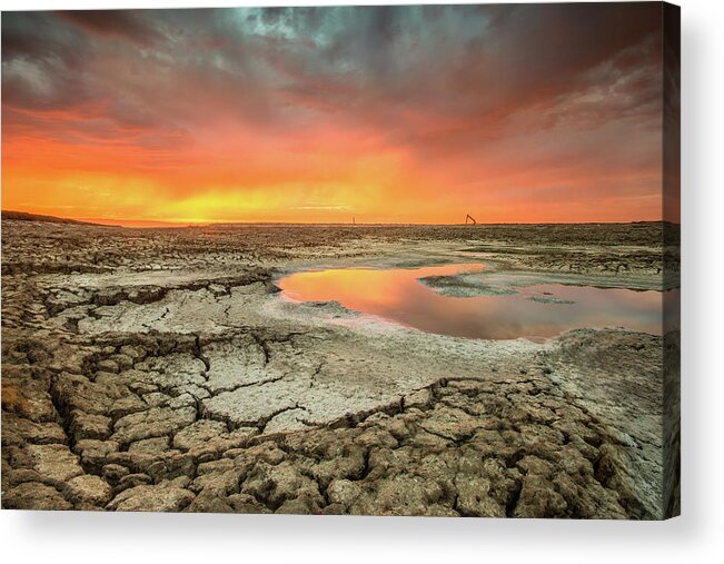 Tranquility Acrylic Print featuring the photograph Droughts Bane by Aaron Meyers