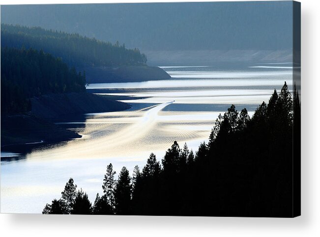 Asahka Acrylic Print featuring the photograph Dworshak Reservoir by Theodore Clutter