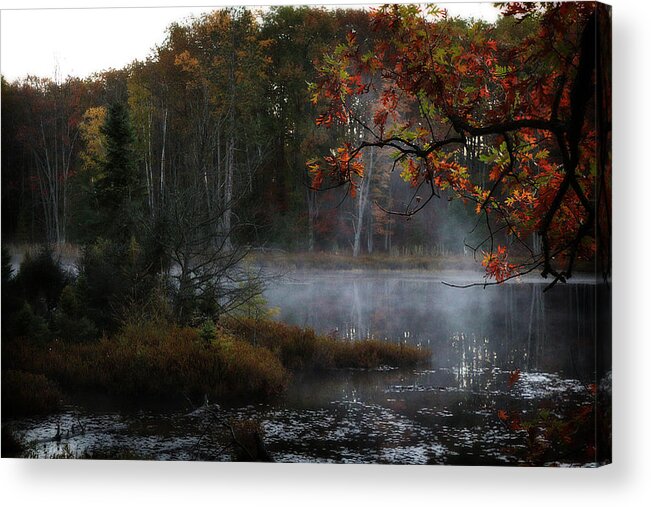 Hovind Acrylic Print featuring the photograph Early Autumn Morning by Scott Hovind