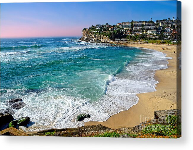 Photography Acrylic Print featuring the photograph Early Morning Bronte Beach by Kaye Menner by Kaye Menner