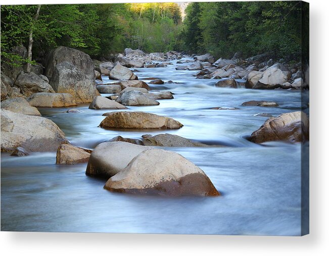 Swift River Acrylic Print featuring the photograph Early Morning on the Swift by Andrea Galiffi