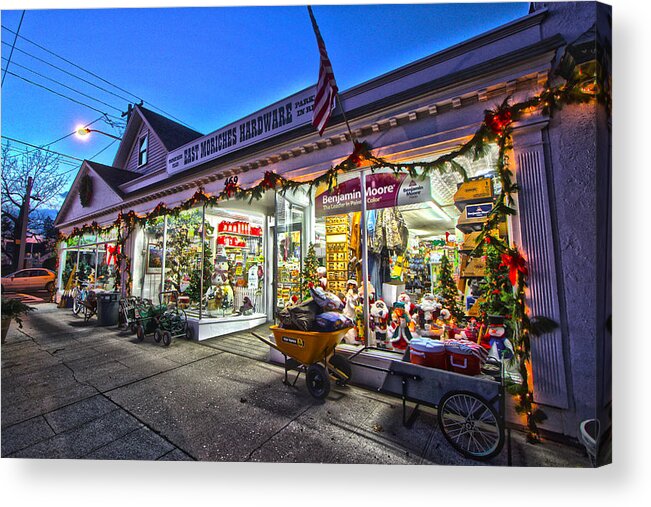 East Moriches Hardware Acrylic Print featuring the photograph East Moriches Hardware by Robert Seifert