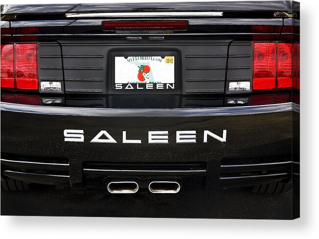 Mustang Acrylic Print featuring the photograph Easy Saleen by Rich Franco