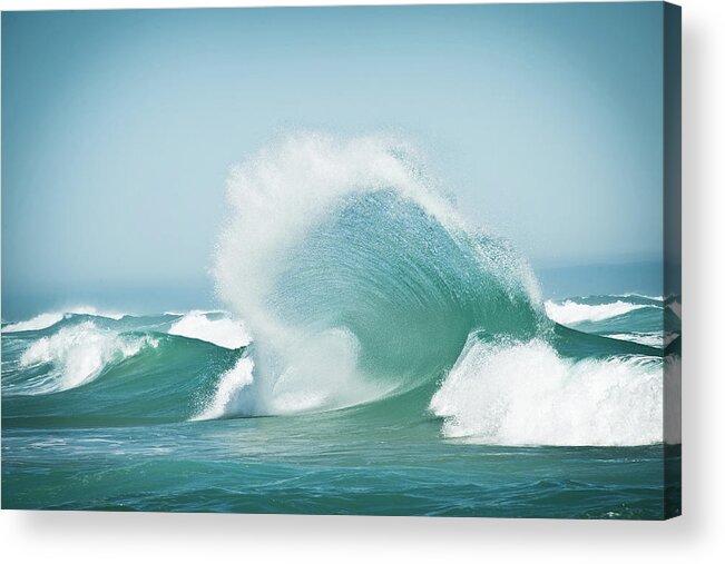 Waves Acrylic Print featuring the photograph Effervescent by Robert Steinkopff