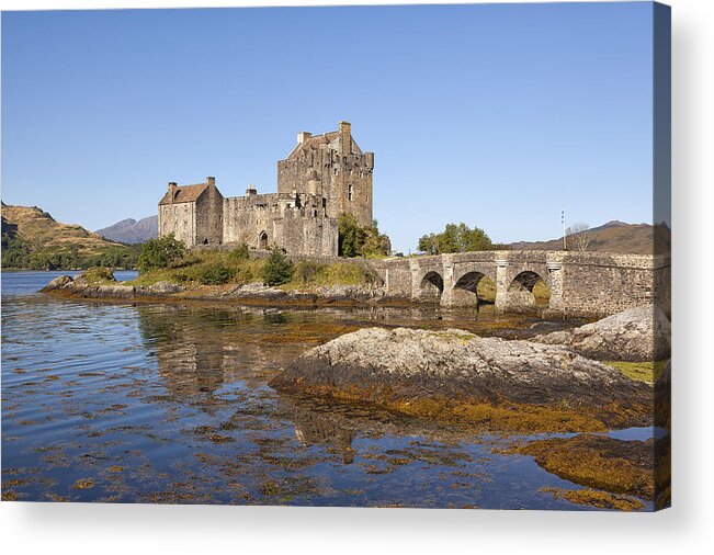 Eilean Donan Castle Acrylic Print featuring the photograph Eilean Donan Castle by Eunice Gibb