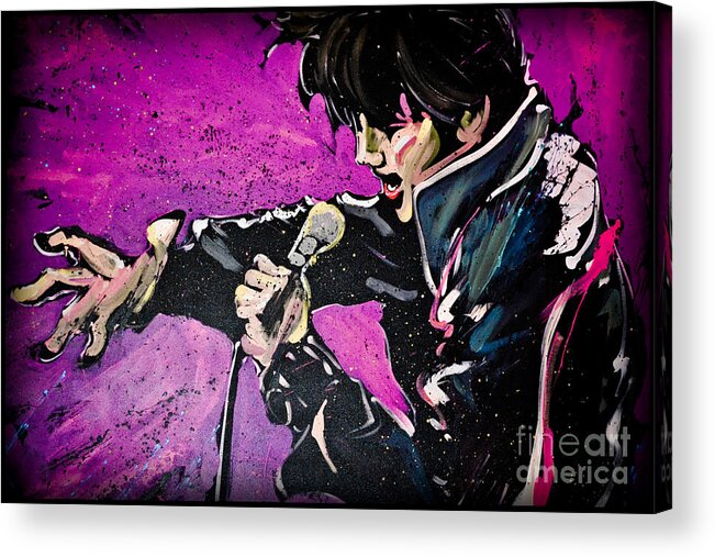 Elvis Acrylic Print featuring the photograph Elvis Presley The King by Gary Keesler