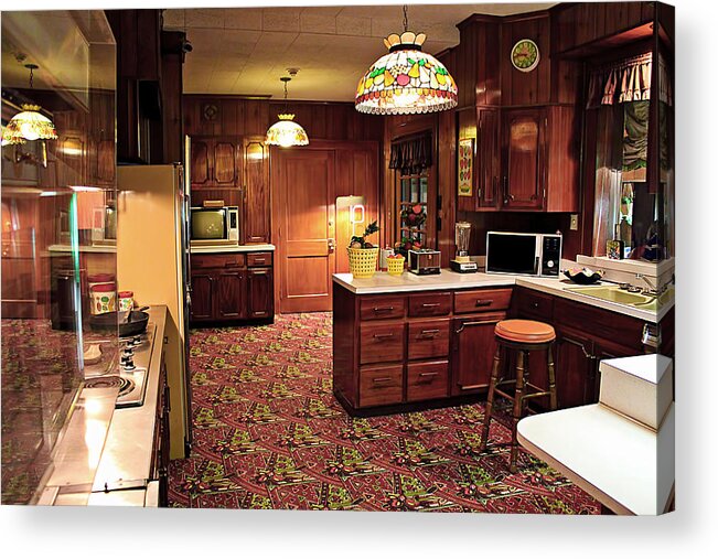 Elvis Acrylic Print featuring the photograph Elvis Presley's Kitchen by Carlos Diaz