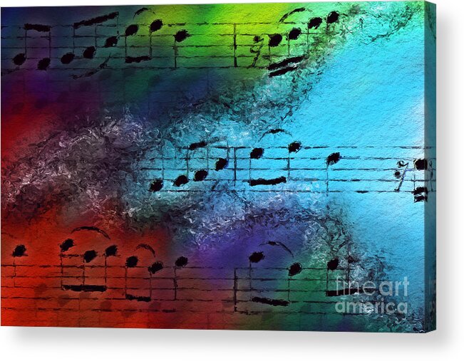 Music Acrylic Print featuring the digital art Emergent Modality by Lon Chaffin