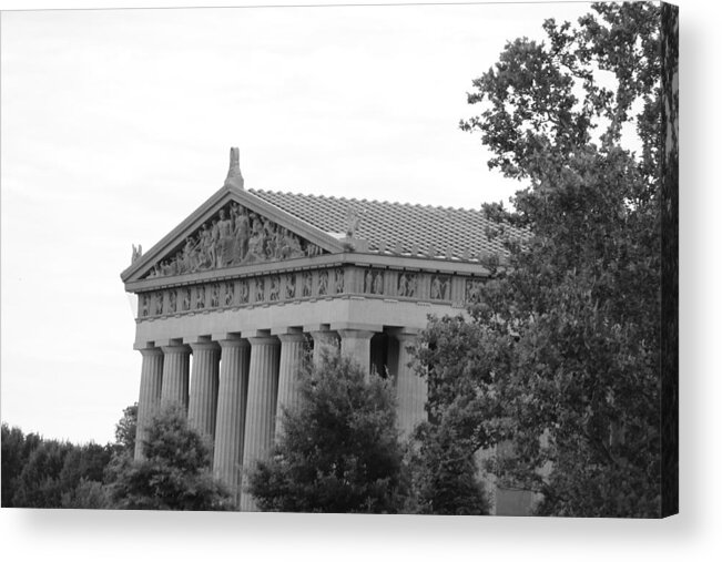 Nashville Acrylic Print featuring the photograph Emerging Acropolis by Mose Mathis