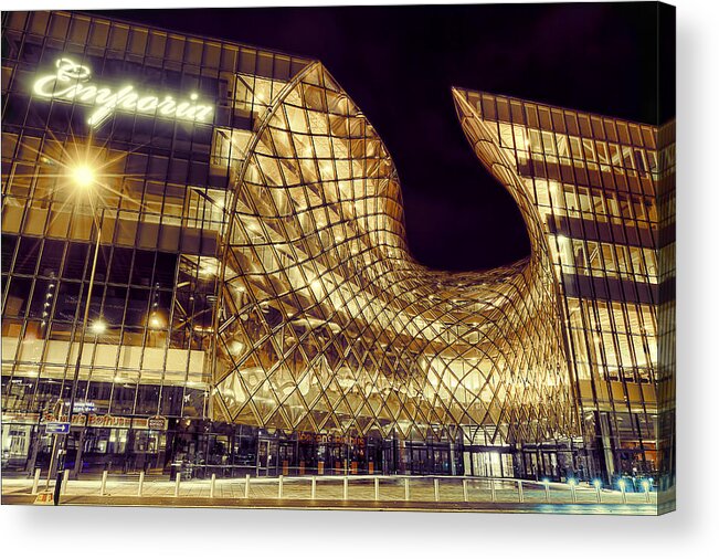 Mall Acrylic Print featuring the photograph Emporia By Night by EXparte SE