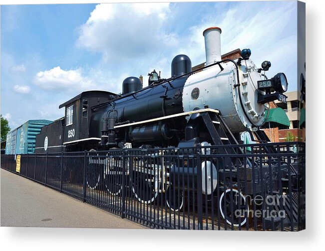 Steam Engine Acrylic Print featuring the photograph Engine Number 250 by Bob Sample