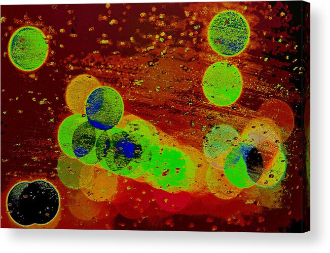 Abstract Acrylic Print featuring the photograph Enter the Cosmos by Michael Nowotny