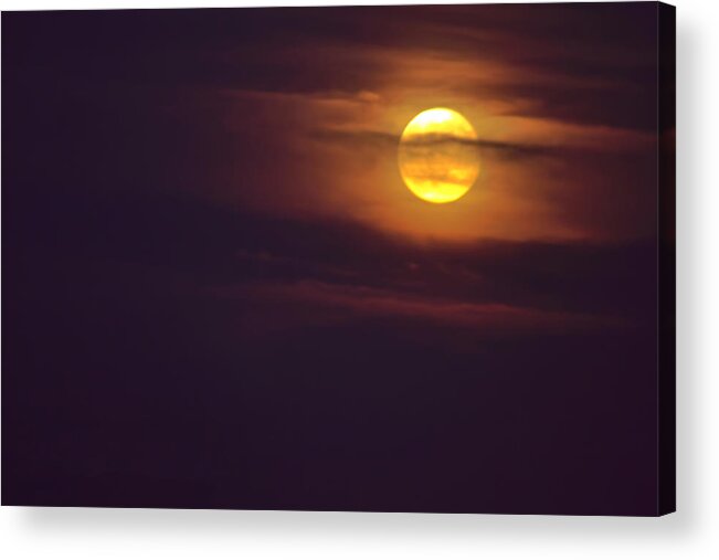 Full Moon Acrylic Print featuring the photograph Every Full Moon Is Super by Phil Mancuso