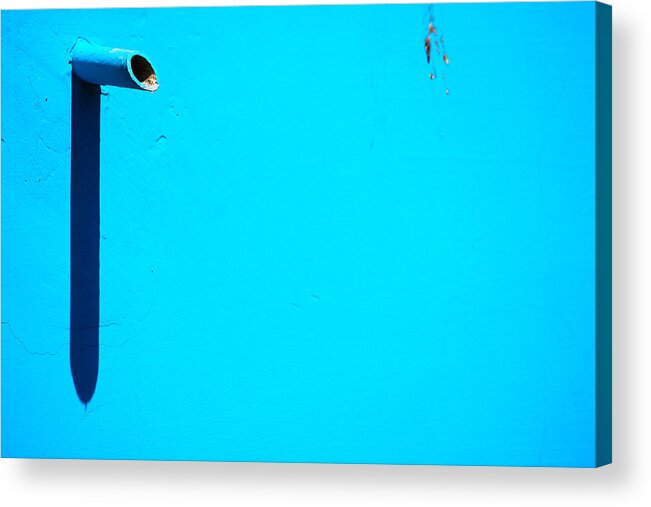 Blue Background Acrylic Print featuring the photograph Extended Blues by Prakash Ghai