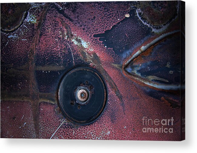 Fineart Acrylic Print featuring the photograph Eye of the Storm Abstract by Lee Craig