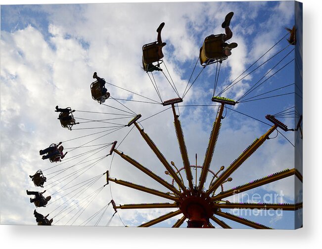 Fair Acrylic Print featuring the photograph Fairground Fun 3 by Bob Christopher