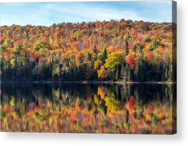 Fall Acrylic Print featuring the photograph Fall Reflections by Pierre Leclerc Photography