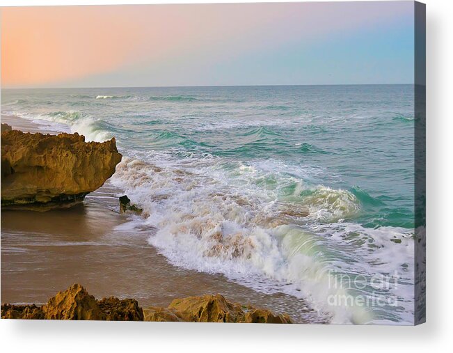 Hutchinson Island Acrylic Print featuring the photograph Falling In Love by Olga Hamilton