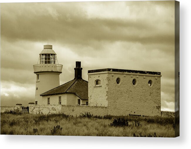Building Acrylic Print featuring the photograph Farne Lighthouse by Dennis Dame