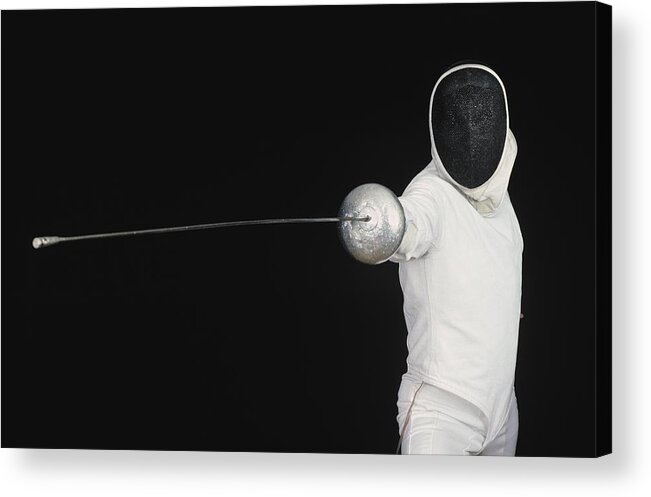 Fence Acrylic Print featuring the photograph Fencer by Bilderbuch