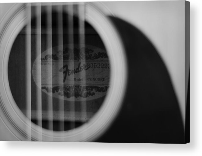 Guitar Acrylic Print featuring the photograph Fender by Michael Donahue