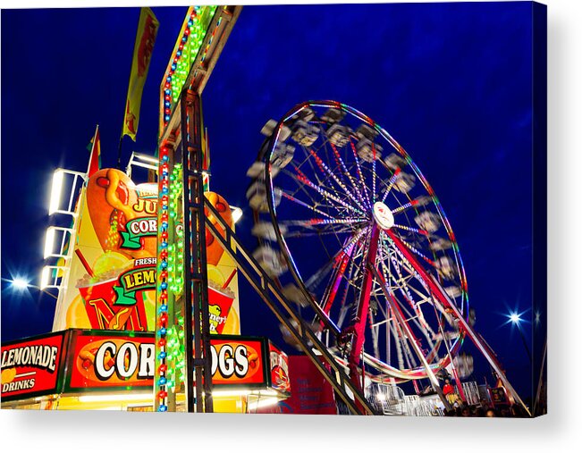 Ferris Wheel Acrylic Print featuring the photograph Ferris Wheel by Ben Graham
