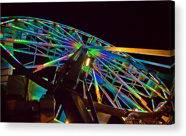 Carnival Acrylic Print featuring the photograph Ferris Wheeling by Craig Watanabe