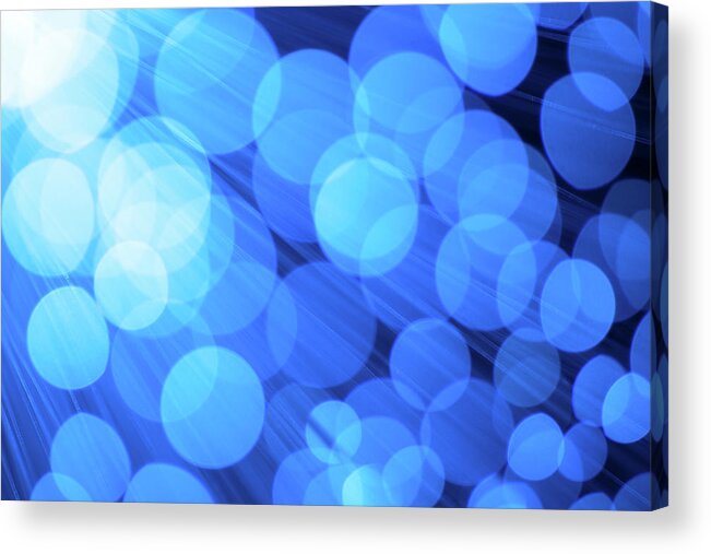 Internet Acrylic Print featuring the photograph Fiber Optics by Janrysavy