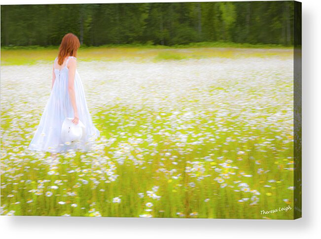 Children Acrylic Print featuring the photograph Field Of Dreams by Theresa Tahara