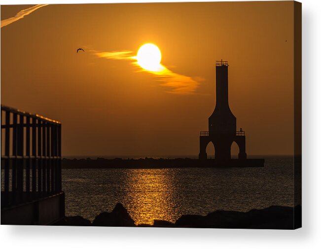 Sunrise Acrylic Print featuring the photograph Fire Sky II by James Meyer