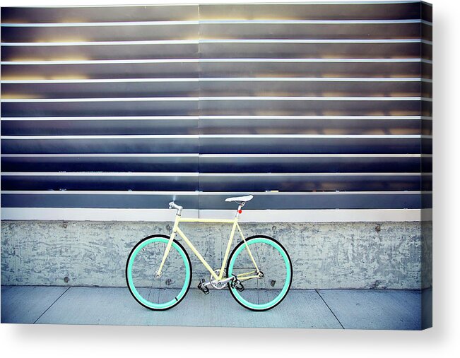 Tranquility Acrylic Print featuring the photograph Fixie by I Love Taking Photo