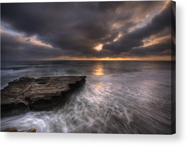 California Acrylic Print featuring the photograph Flatrock by Peter Tellone