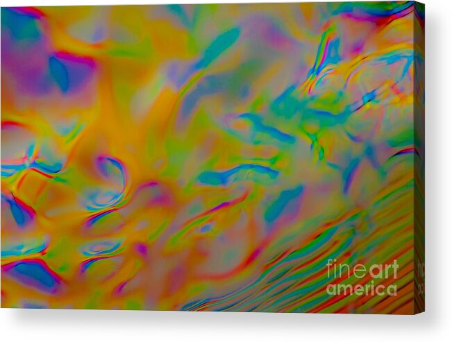 Abstract Acrylic Print featuring the photograph Fluff by Anthony Sacco