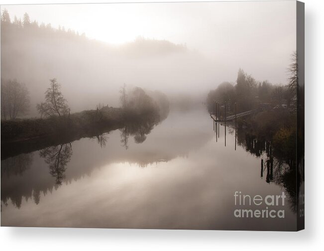 Fog Acrylic Print featuring the photograph Foggy Morning by Vivian Christopher