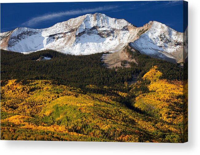 Colorado Landscapes Acrylic Print featuring the photograph Foothills of Gold by Darren White