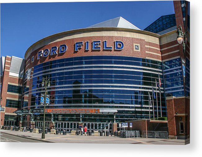 Ford Field Acrylic Print featuring the photograph Ford Field by John McGraw
