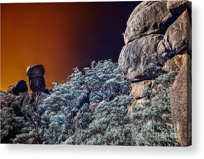 Rocks Acrylic Print featuring the photograph Foreign Landscape by Russell Brown