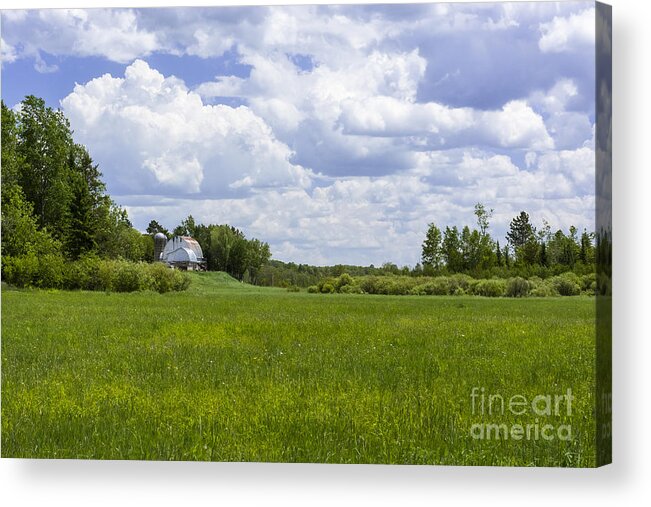 Summer Acrylic Print featuring the photograph Forgotten Farm by Dan Hefle