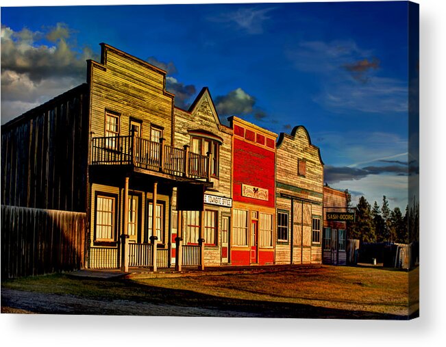 Fort Steele Acrylic Print featuring the photograph Fort Steele by Rob Tullis
