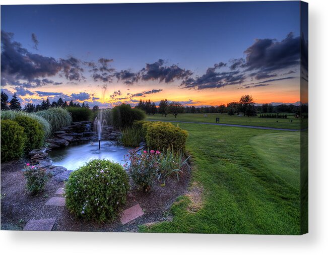 Salem Ohio Acrylic Print featuring the photograph Salem Ohio Golf by David Dufresne