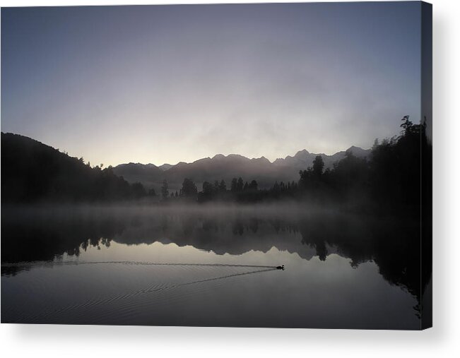 Scenics Acrylic Print featuring the photograph From Duck Till Dawn by Simonbradfield