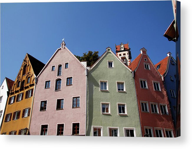 Tranquility Acrylic Print featuring the photograph Füssen, Old Town, Allgäu, Bavaria by Hans-peter Merten