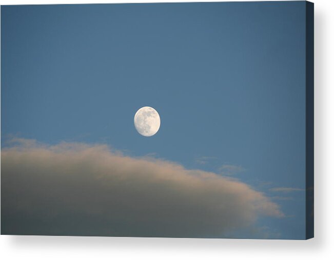 Moon Acrylic Print featuring the photograph Full Moon by David S Reynolds