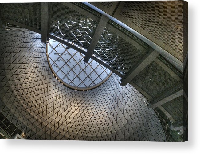 Fulton Hub Acrylic Print featuring the photograph Fulton Center by Roni Chastain