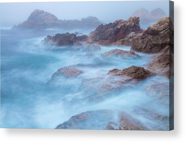 American Landscapes Acrylic Print featuring the photograph Furious Sea by Jonathan Nguyen