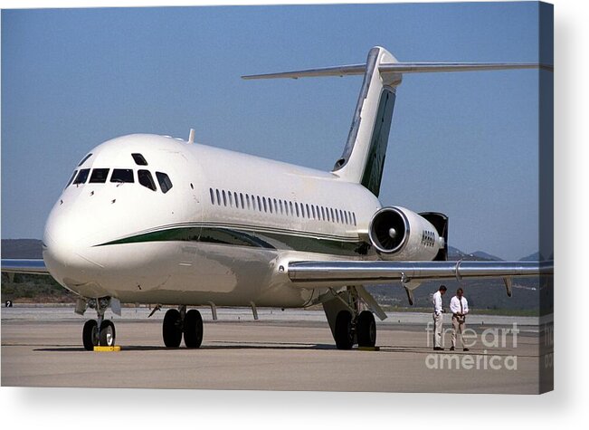 Airplane Acrylic Print featuring the photograph Generic D C 9 by James B Toy